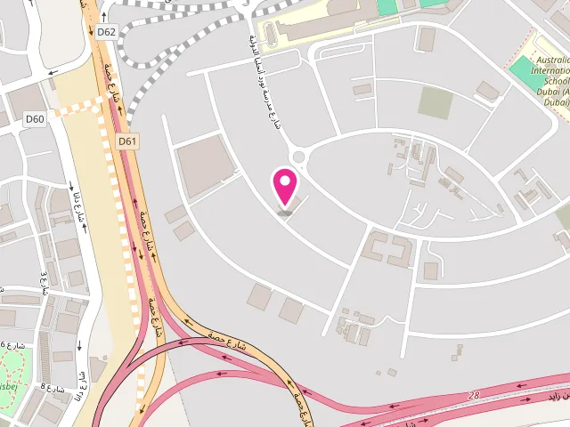 Map showing the location of CLEAR WELL LAUNDRY SERVICES at Street 3 - Al Barsha South Third - Al Barsha South - Dubai - United Arab Emirates
