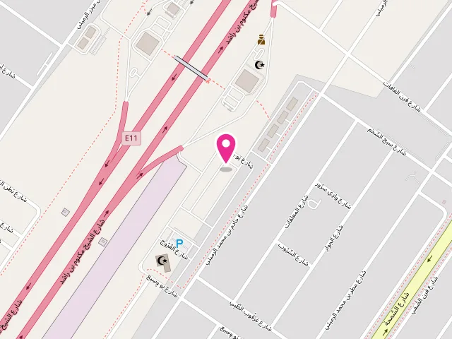 Map showing the location of COMFORT PLUS LAUNDRY at Al Samhah - Al Samhah East - Abu Dhabi - United Arab Emirates
