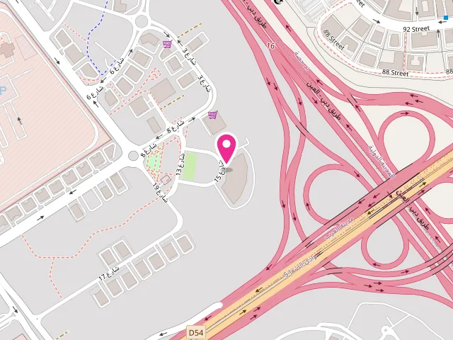 Map showing the location of Dar Al Nujoom Laundry مغسلة دار النجوم at Wadi Al Safa 2 - Liwan - Dubai - United Arab Emirates