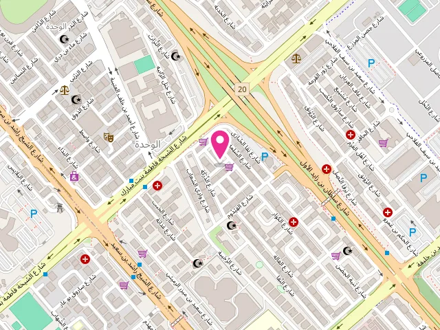 Map showing the location of Dew Drops Automatic Laundry at Delma street - Muroor road - opposite Millennium super market - Al Nahyan - E25 - Abu Dhabi - United Arab Emirates