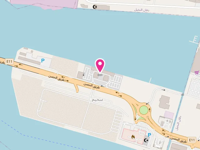 Map showing the location of Dhobee Laundry at 63 - Bridge, Julphar Towers - opposite Al Manar Mall - دفان النخيل - إمارة رأس الخيمة - United Arab Emirates