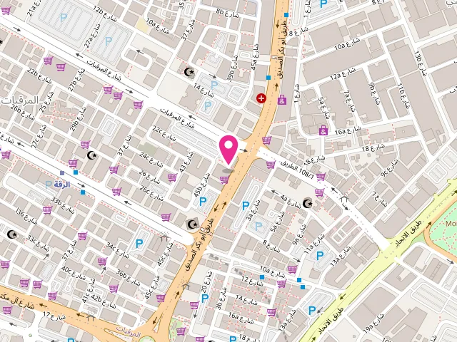 Map showing the location of Doctor Wash Pressing Laundry at Al Muraqqabat - Deira - Dubai - United Arab Emirates