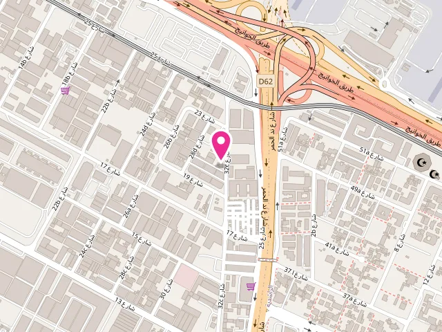 Map showing the location of Dubai Laundry at 32nd C St - Umm Ramool - Dubai - United Arab Emirates