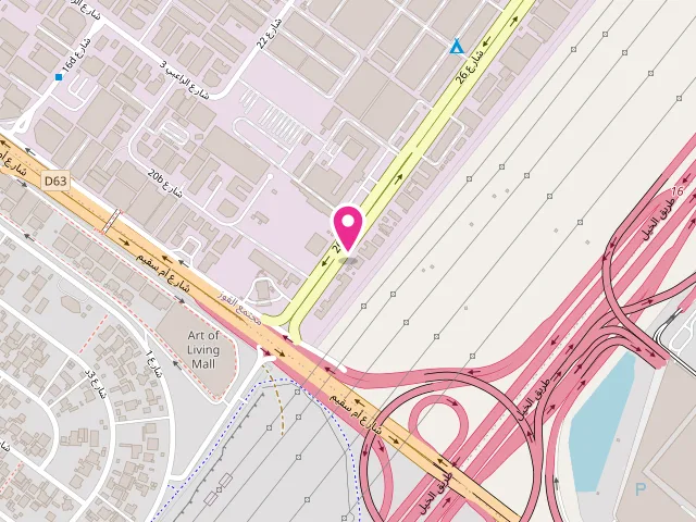 Map showing the location of Eastern Rose Laundry - Al Qouz industrial 4 at Street # 26 - Al Qouz Ind.fourth - Al Quoz - Dubai - United Arab Emirates