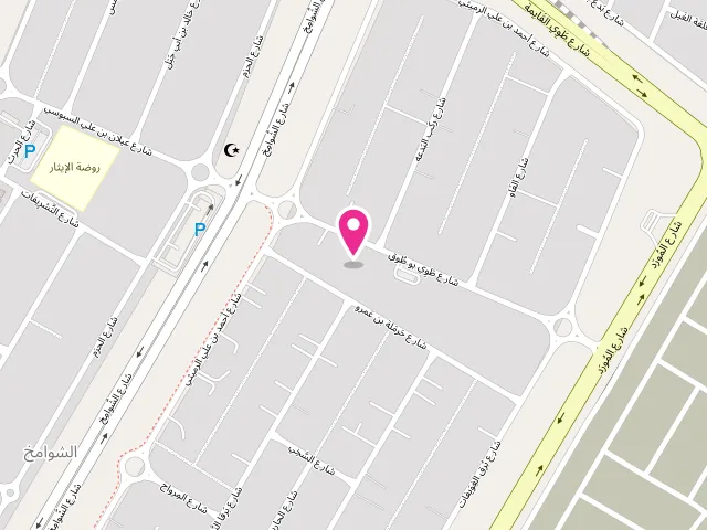Map showing the location of Eco Diamond laundry at 9 - Al Shawamekh - SHM9 - Abu Dhabi - United Arab Emirates