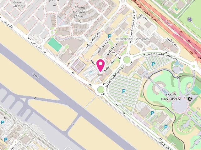 Map showing the location of EcoCleanery Laundry at Al Khaleej St - Al Muntazah - Zone 1 - Abu Dhabi - United Arab Emirates