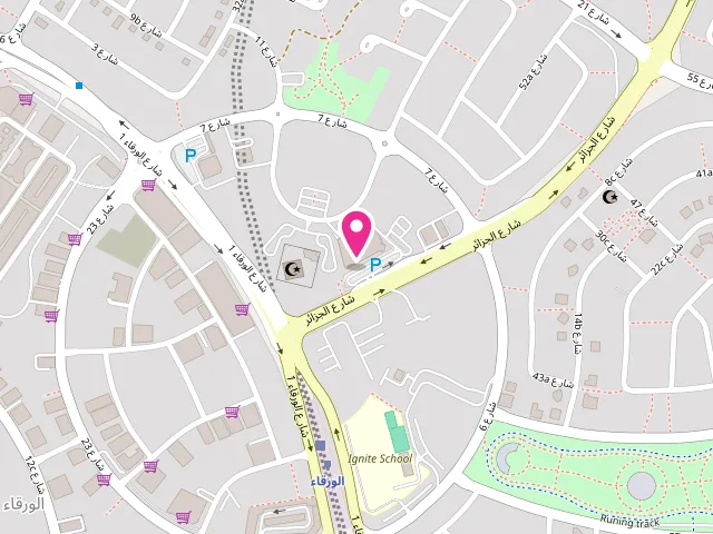 Map showing the location of ER Laundry Alwarqaa 2 / مصبغة اي ار الورقا 2 at Dubai - Al Warqa - Al Warqa'a Second - Dubai - United Arab Emirates