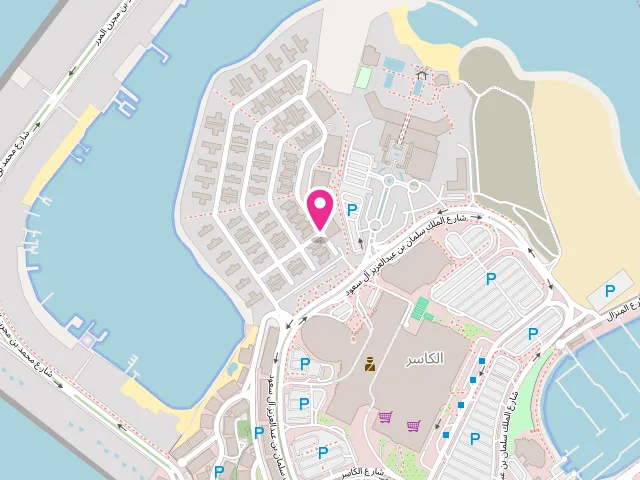 Map showing the location of Ever Clean Laundry Marina Sunset Bay at Marina Sunset Bay - Al Kasir - Kasser Al Amwaj - Abu Dhabi - United Arab Emirates