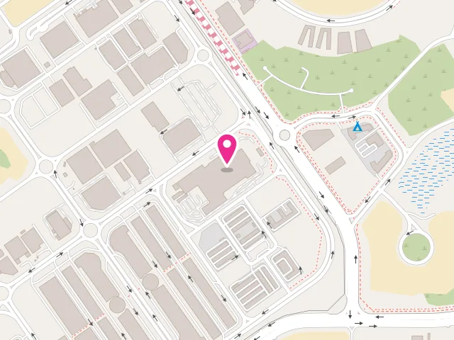 Map showing the location of Fabriclean - Laundry Pickup & Delivery Service at Corporate office, Cabin 03, Plot C-16 - معيصم الأولى - Dubai Production City - دبي - United Arab Emirates