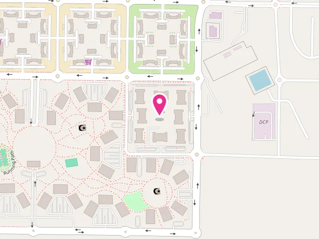 Map showing the location of Fancy Look Laundry at 3M94+82H - Al Dhannah City - Abu Dhabi - United Arab Emirates