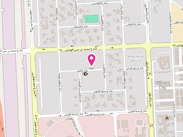 Map showing the location of First Choice Laundry at 8 - 14 Ar Razim St - Mohamed Bin Zayed City - ME1 - Abu Dhabi - United Arab Emirates