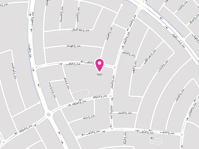 Map showing the location of Freejna Laundry مصبغة فريجنا at Al Thaqib St - Madinat Al Riyad - RD12 - Abu Dhabi - United Arab Emirates