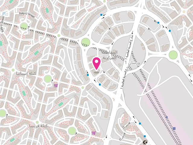 Map showing the location of Fresh Threads Laundry L.L.C at CBD 9, Trafalgar Executive - Warsan First - Dubai International City - Dubai - United Arab Emirates