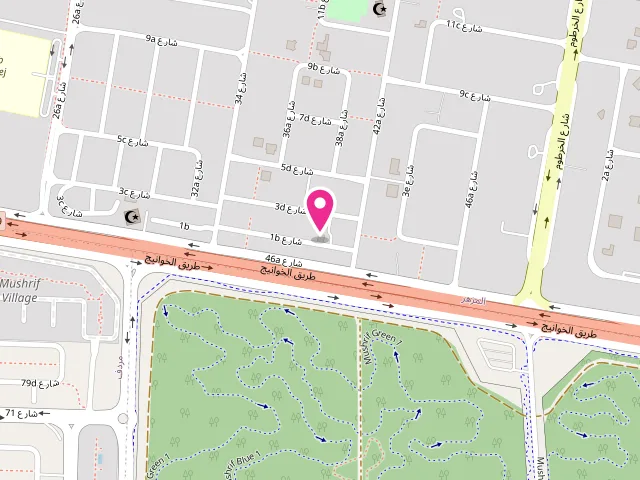 Map showing the location of Fresh Touch Laundry & Dry Cleaning Service at 262 community - 41 1B St - Al Mizhar First - Al Mizhar - Dubai - United Arab Emirates