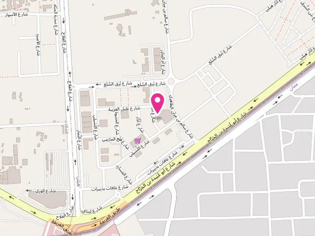 Map showing the location of Gold iron laundry at Hili - Ndood Jham - Abu Dhabi - United Arab Emirates