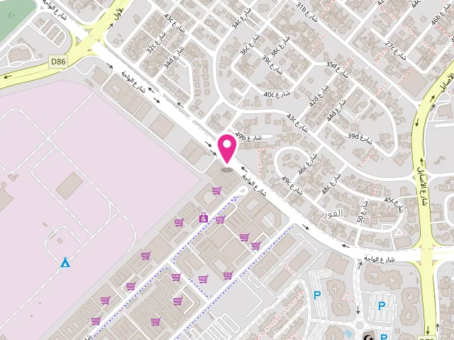 Map showing the location of Golden Dashtik Laundry at Al Waha St - Al Qouz Third - Al Quoz - Dubai - United Arab Emirates