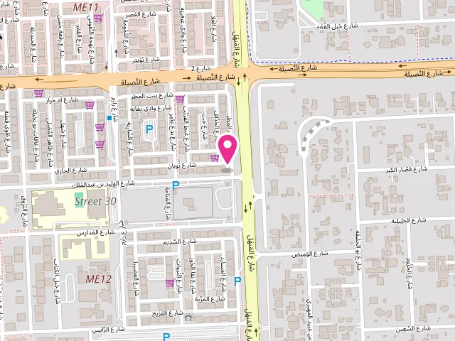 Map showing the location of Golden Falcon Laundry at 2 شارع اليدعة - Mohamed Bin Zayed City - CityShabiya 12 - Abu Dhabi - United Arab Emirates