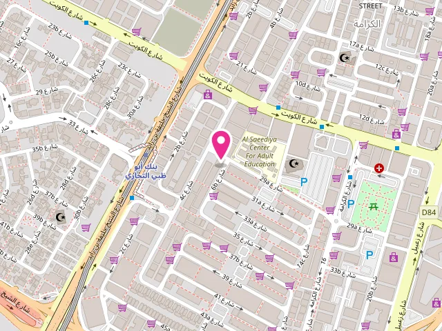 Map showing the location of Golden Hanger Laundry at Dubai - Al Karama - Dubai - United Arab Emirates