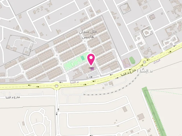 Map showing the location of Golden Hangers Dry Cleaning Meydan br. at 48R8+W53 Meydan Heights Retail Centre - Ground Floor - Nad Al Sheba - Nadd Al Shiba First - Dubai - United Arab Emirates