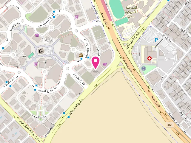 Map showing the location of GOOD DEAL LAUNDRY & DRYCLEANING - Tecom at 35WH+CXR - Al Tabee'a Street - Al Thanyah First - Barsha Heights - Dubai - United Arab Emirates