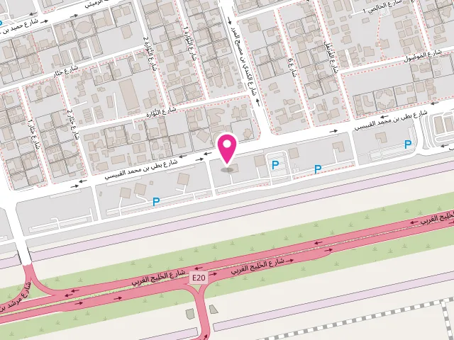 Map showing the location of GPT Automatic Laundry مصبغة جي بي تي الاتوماتيكية at Plot C12 - Al Yas Al ‘Ali St - Khalifa City - SE26 - Abu Dhabi - United Arab Emirates