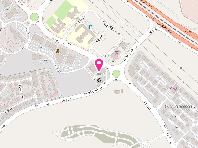 Map showing the location of Green community laundry at Dip 1 - Al Reem building - مجمع دبي للاستثمار الأول - قرية المجتمع الخضراء - دبي - United Arab Emirates