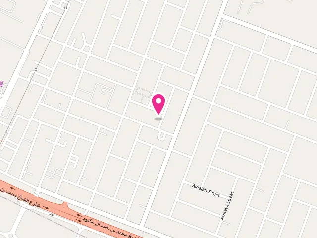Map showing the location of هانجر لغسيل الملابس و التنظيف الجاف | HANGER LAUNDRY at Ajman - Al Jerf Industrial 3 - Ajman - United Arab Emirates
