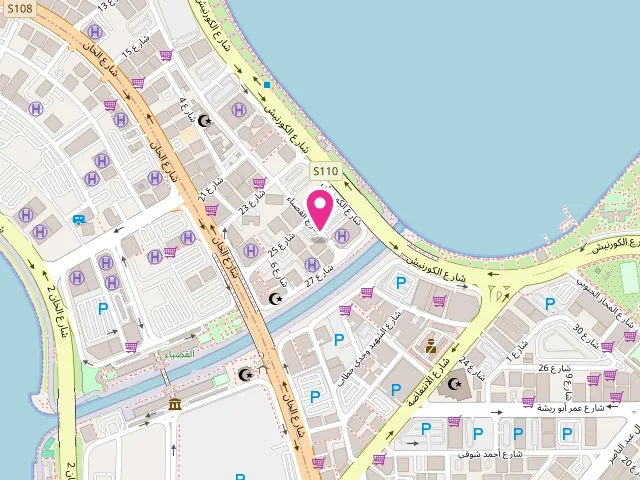Map showing the location of High Clean Laundry at Al Majaz District - Al Majaz - Sharjah - United Arab Emirates