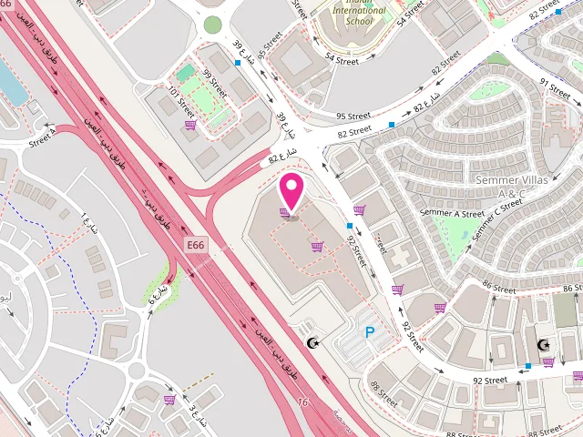 Map showing the location of IMAGE DRY CLEANERS at Silicon Central Mall - Dubai Silicon Oasis - Dubai Shop BFK-13 Basement floor - Red Parking Entrance - ند حصه - واحة دبي للسيليكون - دبي - United Arab Emirates