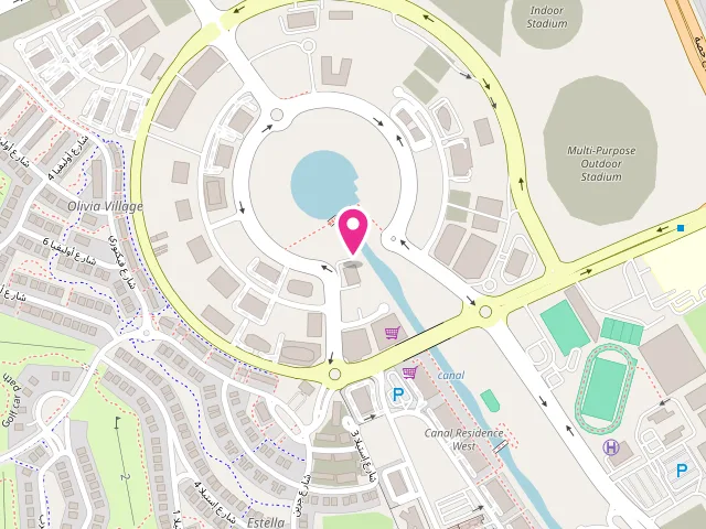 Map showing the location of Image laundry at Cricket Stadium 1 - الحبيه الرابعة - مدينة دبي الرياضية - دبي - United Arab Emirates