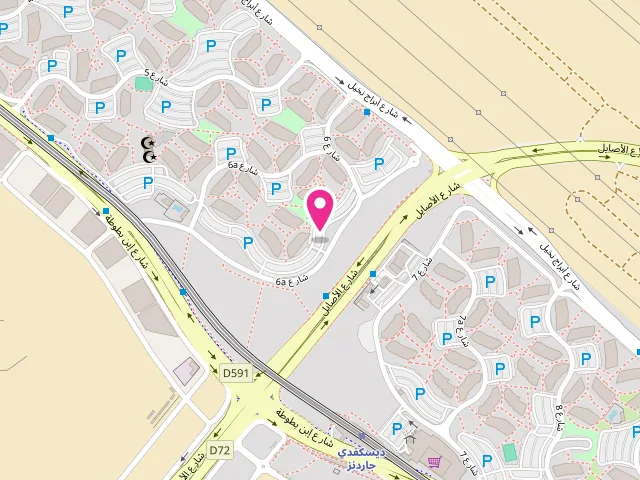 Map showing the location of IMAGE LAUNDRY at Jabal Ali First - Discovery Gardens - Dubai - United Arab Emirates