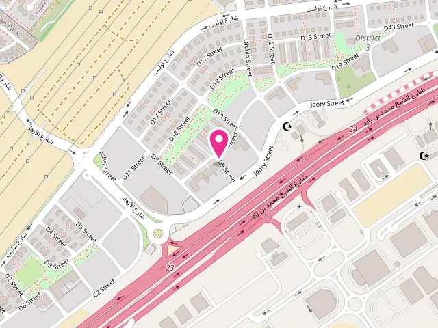 Map showing the location of Index Laundry | Laundry Service in Dubai | Best Laundry in JVT at Plazzo Residents, Shop No.4 - البرشاء جنوب الخامسة - Jumeirah Village Triangle - دبي - United Arab Emirates