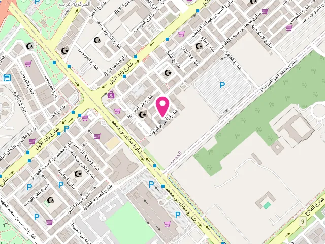 Map showing the location of Ivory Laundry at 5 شارع الهَدِب - Al Hisn - W4 - Abu Dhabi - United Arab Emirates