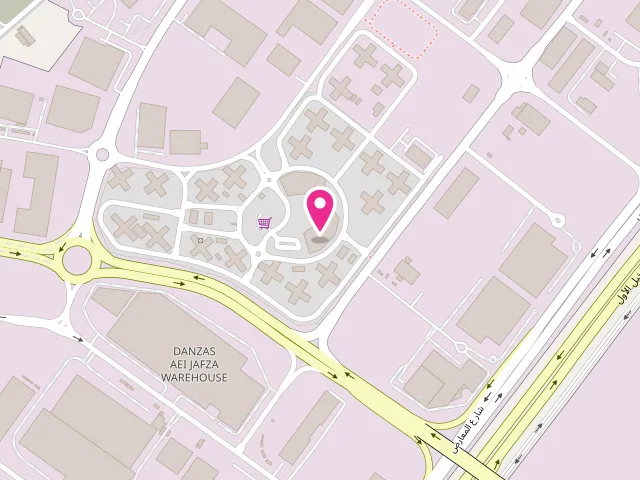Map showing the location of Jafza Laundry at jafza commercial centre - Jabal Ali Industrial Second - Dubai - United Arab Emirates