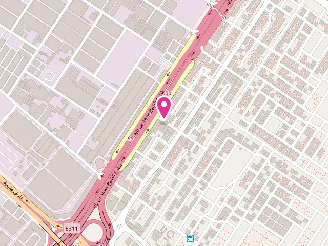 Map showing the location of Jawdat Al Ibdaa Dry Cleaners & Laundry at 8C2R+7CG - Muwaileh Commercial - Industrial Area - Sharjah - United Arab Emirates