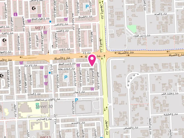 Map showing the location of KLEEN LAUNDRY - مغسلة كلين at Building 183 - Al Jaddaf St - opp. Malabar Magic Grill Restaurant - Mohamed Bin Zayed City - ME12 - Abu Dhabi - United Arab Emirates