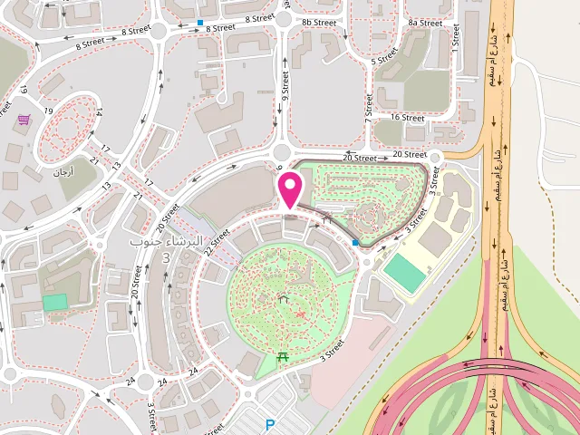 Map showing the location of LAUNDRY LEADER at 366V+PV - Al Barsha South Third - Al Barsha South - Dubai - United Arab Emirates