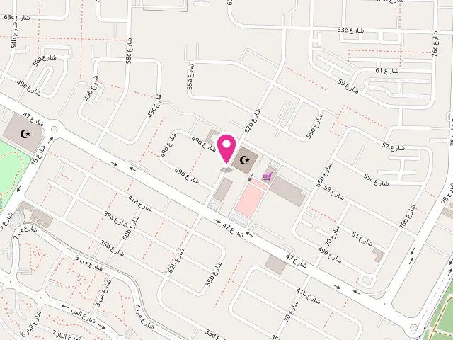Map showing the location of Laundry Nujoud Express Services at Mirdif Golden Mall Shop No. 17 - مردف - دبي - United Arab Emirates