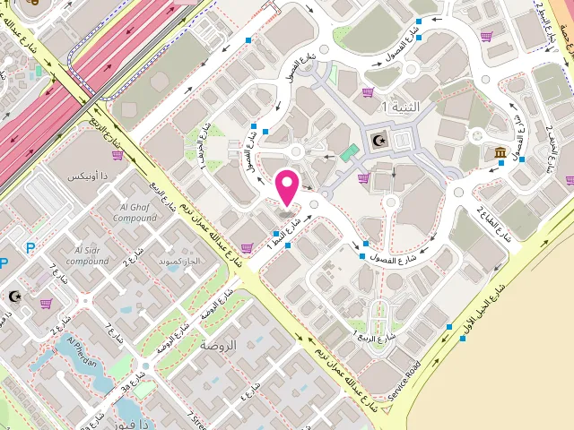 Map showing the location of LAUNDRY SERVICE TECOM at Oasis Residence - Al Thanyah First - Barsha Heights - Dubai - United Arab Emirates