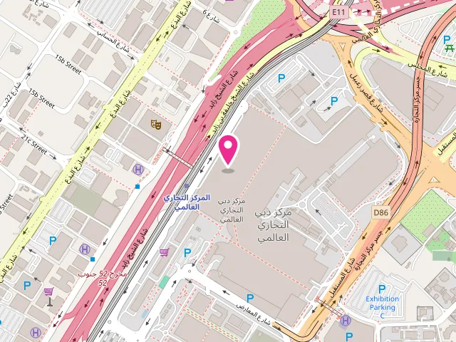 Map showing the location of Laundryheap: Dry Cleaning & Laundry Delivery – Pickup in 30min at Offices 4, Dubai World Trade Centre - Sheikh Zayed Rd - Trade Center Second - Dubai - United Arab Emirates