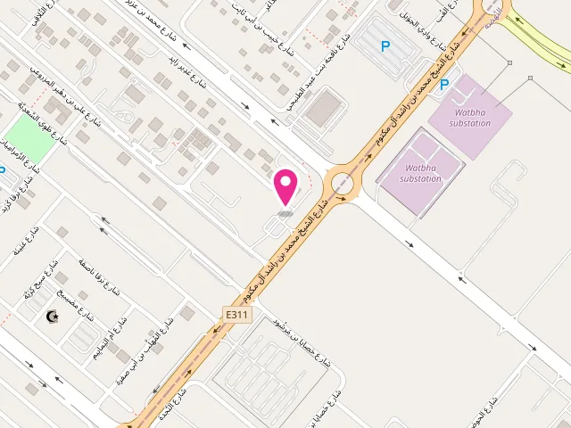 Map showing the location of LAVISH LAUNDRY at Sheikh Mohammed Bin Rashid Al Maktoum St - Bani Yas - Baniyas East - Abu Dhabi - United Arab Emirates