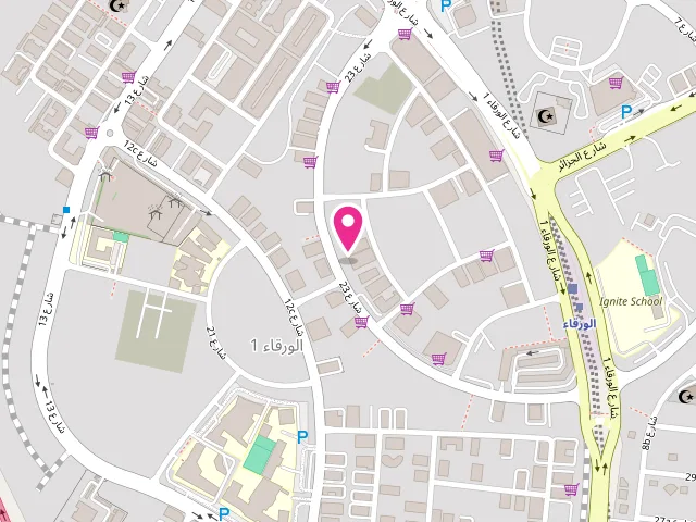 Map showing the location of Libra Top Laundry at 5CQ3+WWX - Al Warqa'a First - Dubai - United Arab Emirates