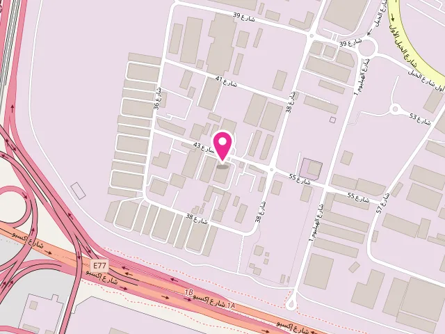Map showing the location of Linencraft 4 at X4Q2+Q8X - Jabal Ali Industrial First - Jebel Ali Industrial Area - Dubai - United Arab Emirates