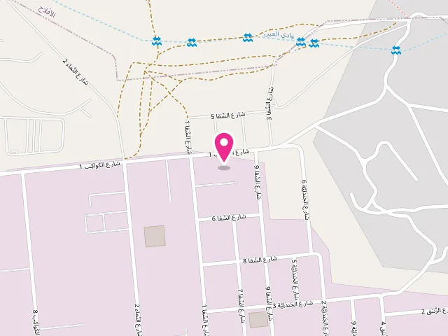 Map showing the location of MAGASELONA- مغاسلنا at 5R5F+QWJ - المنطقة الصناعية - Wadi Al Ain 1 - Abu Dhabi - United Arab Emirates
