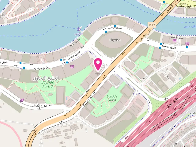 Map showing the location of Maxpress Dry Cleaning Services LLC at Sobha Ivory 1 - Marasi Dr - Business Bay - Dubai - United Arab Emirates