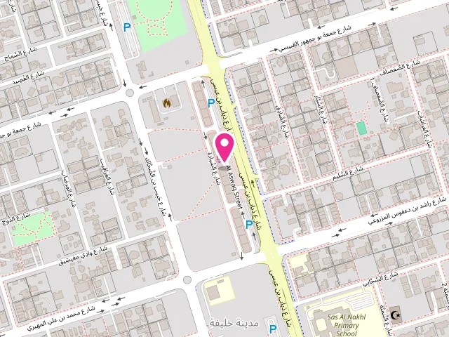 Map showing the location of Mega Laundry & Dry Clean Khalifa City A at شارع - ١٦ - Khalifa City - SW2 - Abu Dhabi - United Arab Emirates