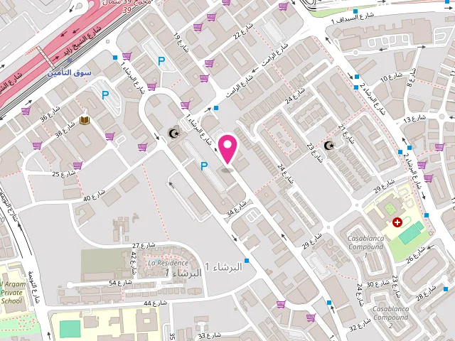 Map showing the location of Metro Automatic Laundry at behind Centro Hotel Ascana 2 Building - Al Barsha First - Al Barsha - Dubai - United Arab Emirates