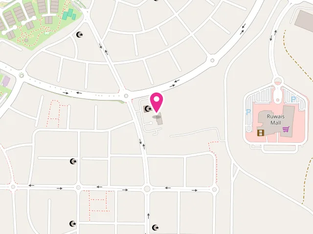 Map showing the location of Micro Clean Laundry & Dry Cleaning at Central Plaza Mall - Al Dhannah City - Abu Dhabi - United Arab Emirates