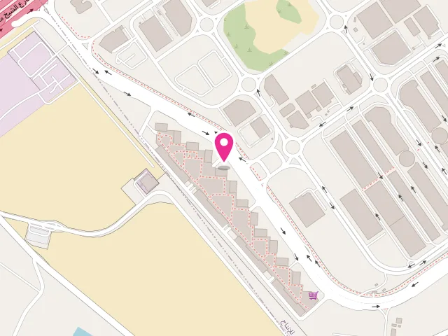 Map showing the location of Mist Laundry at Midtown by Deyaar - Dania 2 - Me'aisem First - Dubai Production City - Dubai - United Arab Emirates