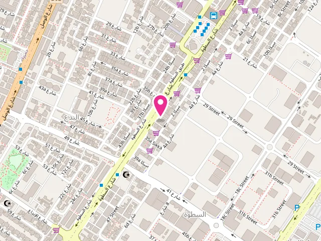 Map showing the location of MM Laundry - Al Satwa at S2 Building, Shop no:22 - السطوة - دبي - United Arab Emirates